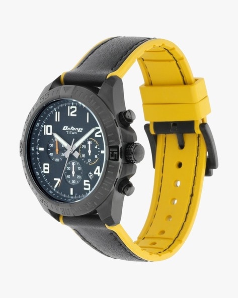 NP90112NP03 Chronograph Watch with Tang Buckle