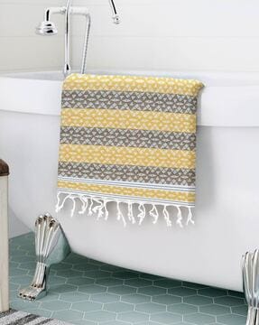 Mustard discount geo towels