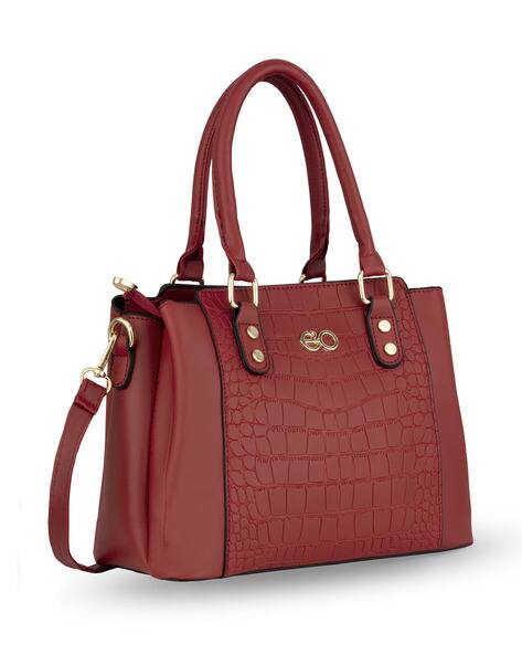 E2O Textured Sling Handbag with Compartment