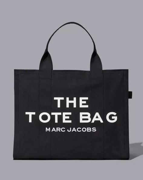 Buy MARC JACOBS Tote Bag with Logo Print, Black Color Women