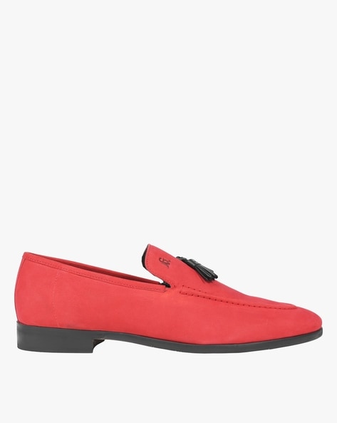 Steve madden hot sale red loafers