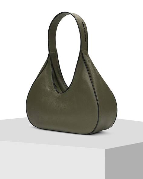 TIGER MARRON Leather Tote Bag
