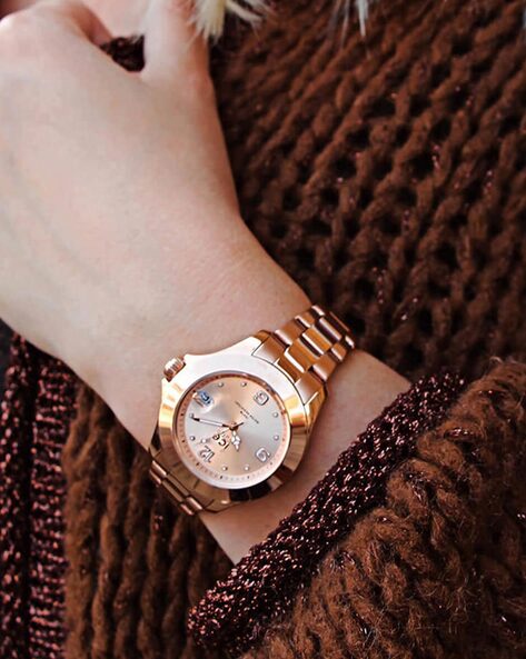 Ice steel cheap classic rose gold