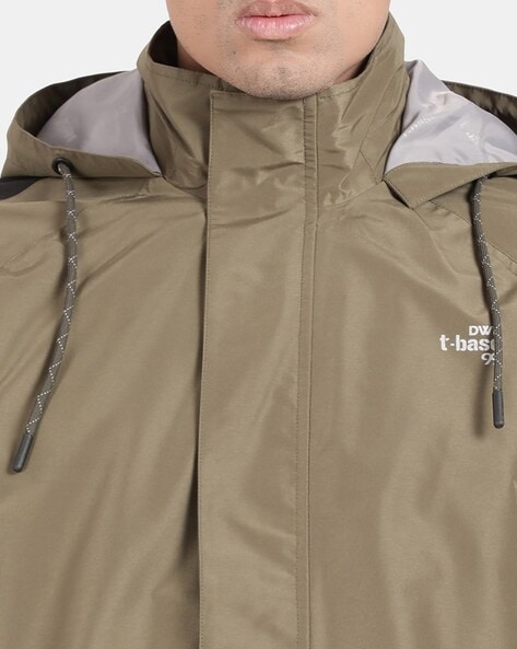 khaki rain jacket mens