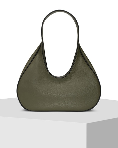 TIGER MARRON Leather Tote Bag