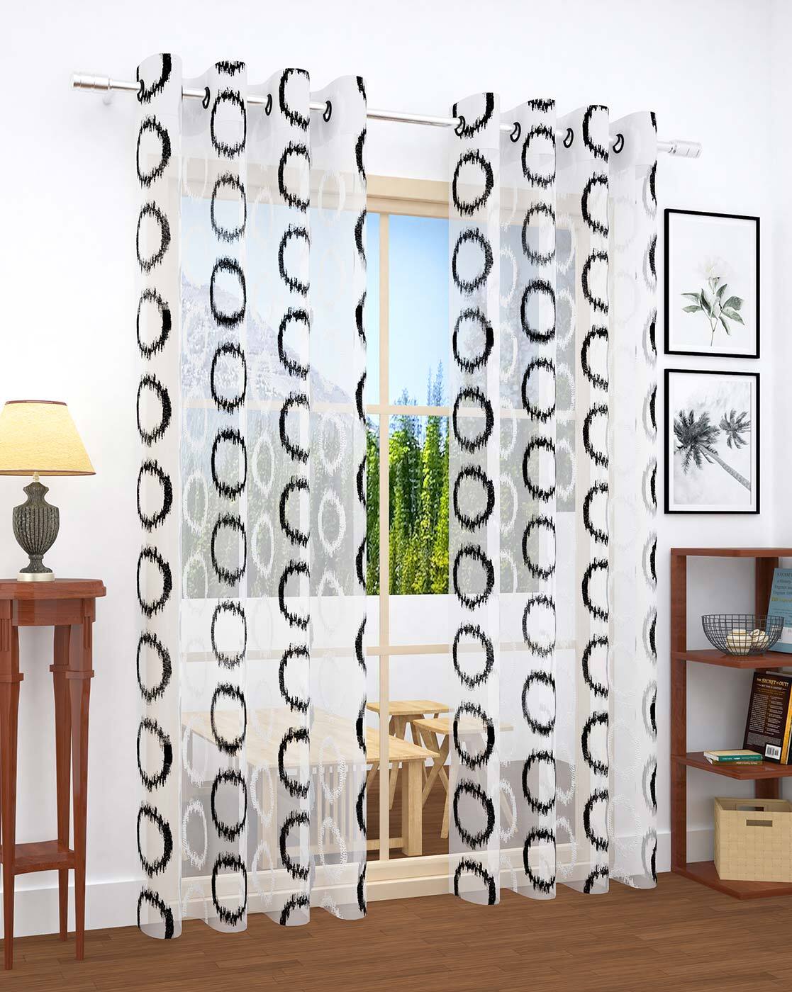 Buy White Curtains & Accessories for Home & Kitchen by Story@home Online