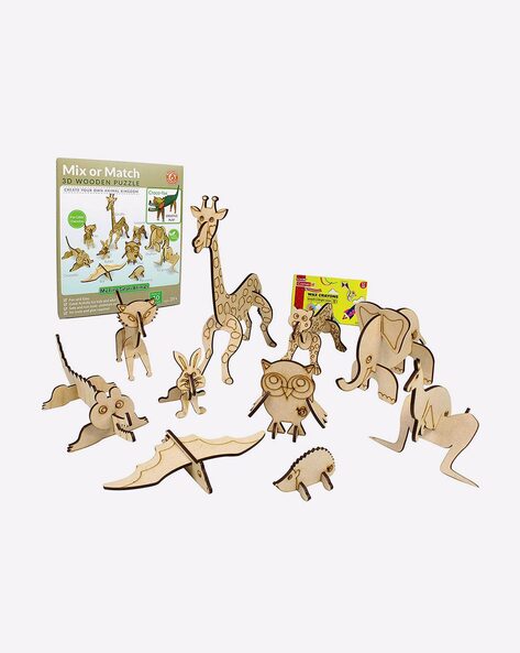 Butterfly Edufields 3D Animals Wooden Puzzle