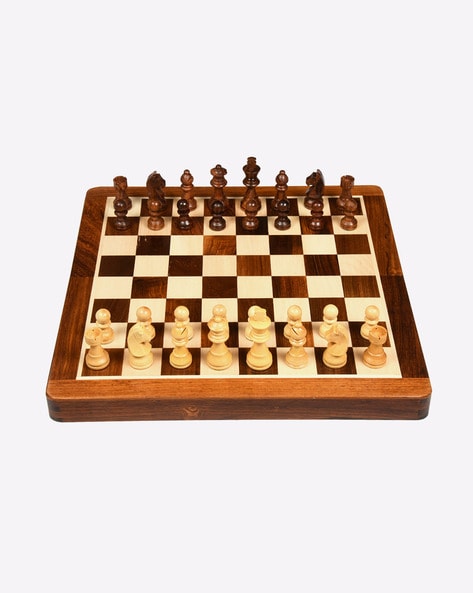 Point Games Classic Chess Set 15” Folding Chess Board Game for