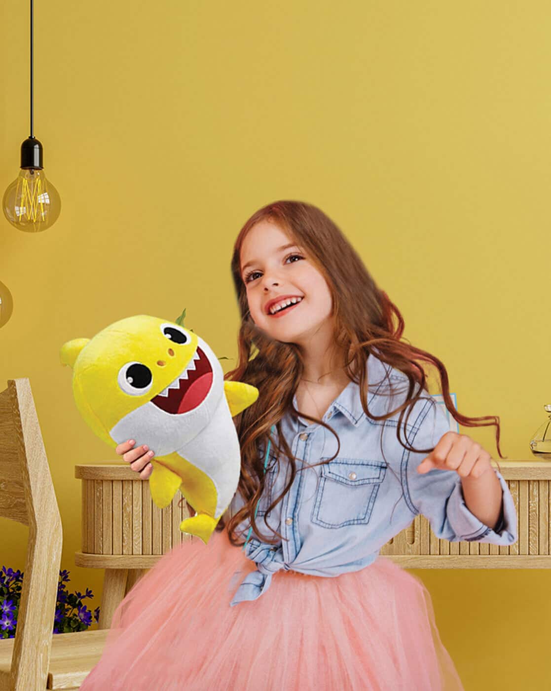 Baby Shark Plush Sing and Light up Plush Toy