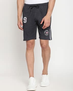 cantabil Printed Bermudas with Drawstring Waist-picture-14