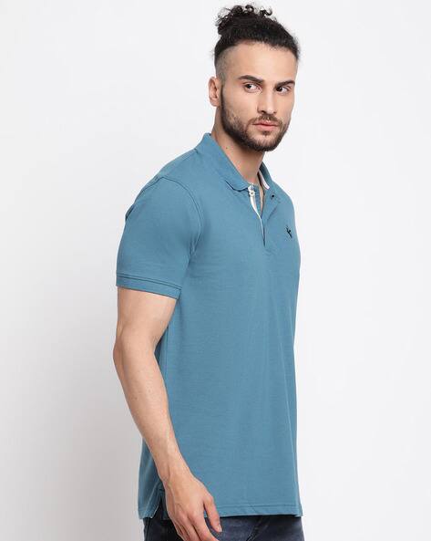 Buy Blue Tshirts for Men by Cantabil 