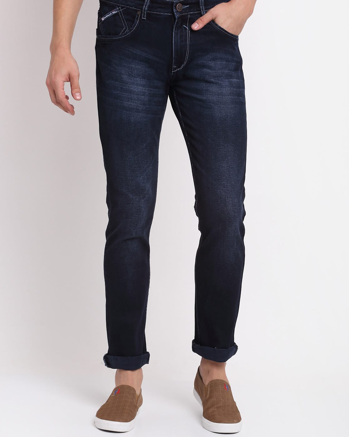 Buy Blue Jeans for Men by Cantabil 