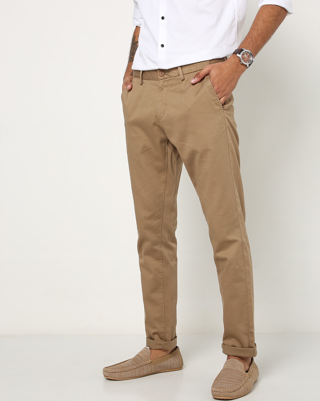 Buy US Polo Assn Grey Slim Fit Trousers for Men Online  Tata CLiQ