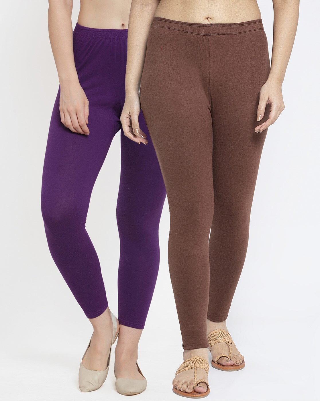 Red Viscose Lycra Legging – Janasya.com