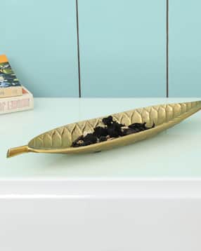 Splendid Austin Etched Long Leaf Platter-image-31