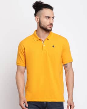 cantabil Logo Embroidered Cotton Polo T-shirt-picture-12