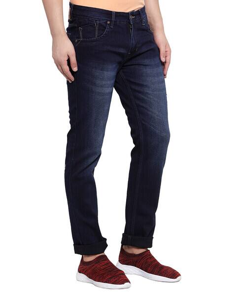 Buy Blue Jeans for Men by Cantabil 