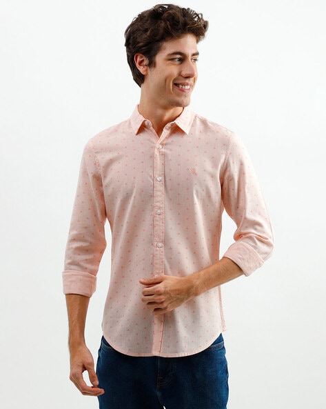 Buy Pink Shirts for Men by UNITED COLORS OF BENETTON Online