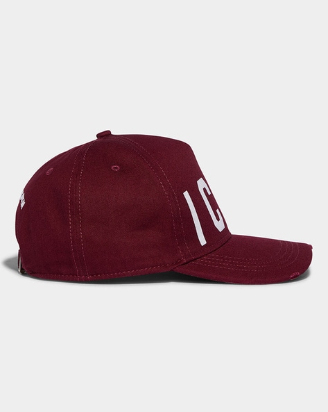 DSquared² Icon Embossed Baseball Cap in Red for Men