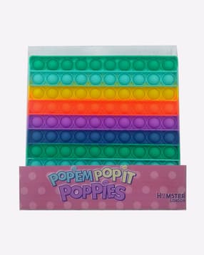 poppit Popit Big Square Silicon Pestal Anxiety Toy-picture-29