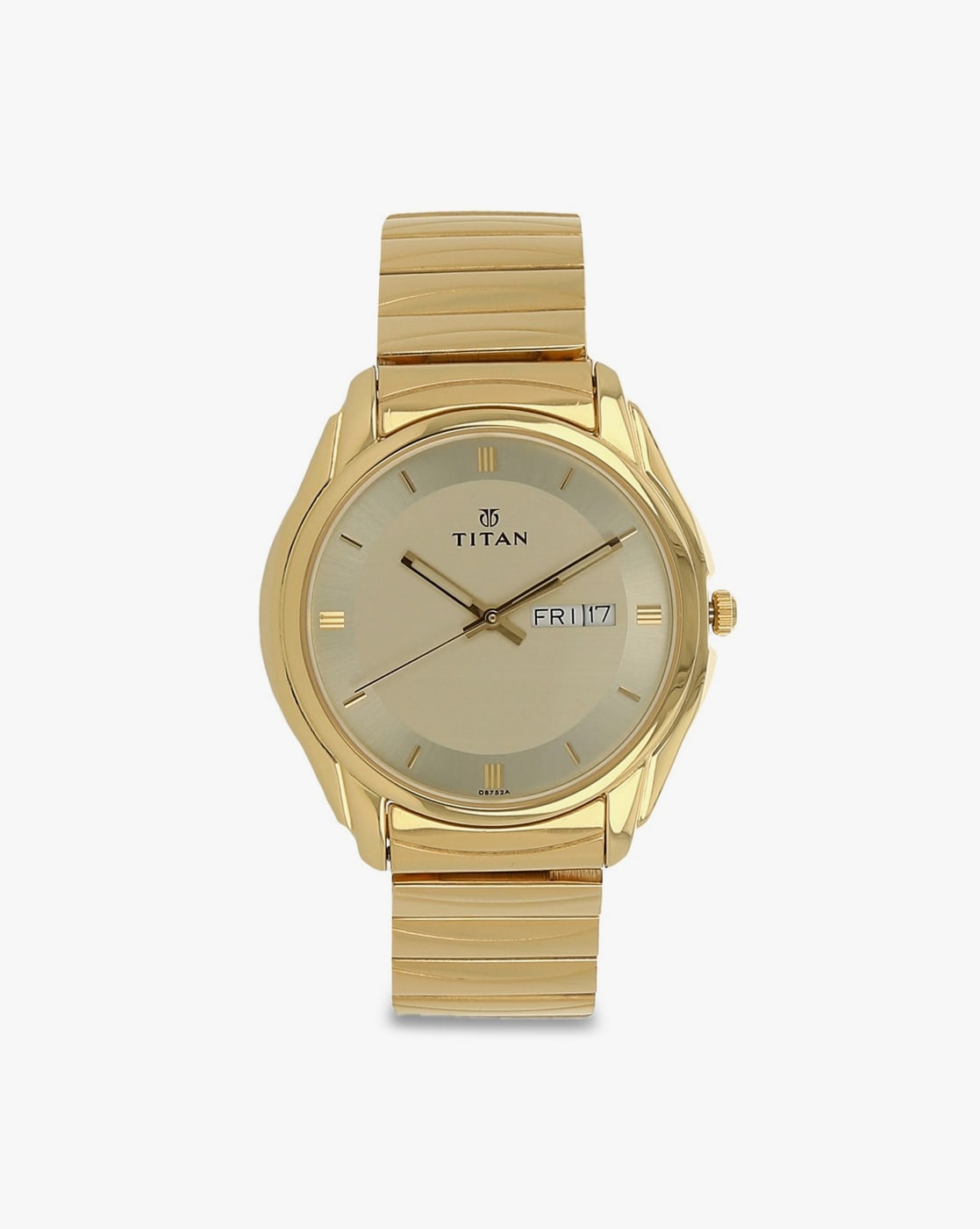 Titan watch gold online colour