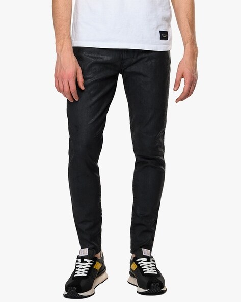 Slim fit wax coated denim Bronny Jeans - REPLAY Online Store