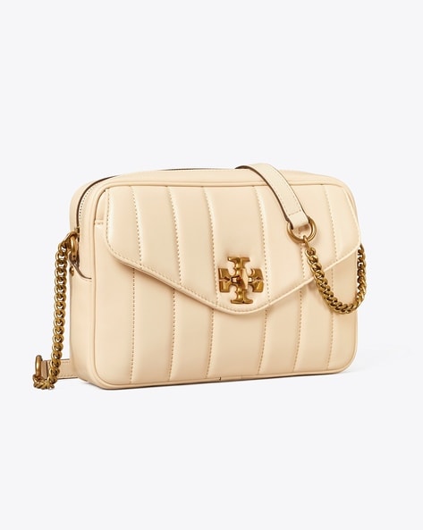 Buy Tory Burch Kira Quilted Camera Bag with Adjustable Crossbody Strap |  Pink Color Women | AJIO LUXE
