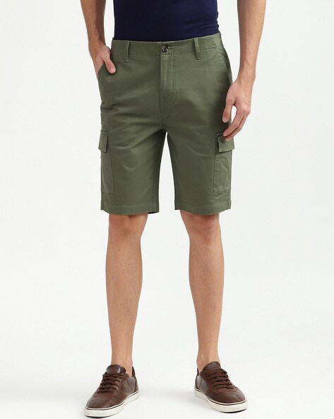 Flat-Front Cargo Shorts