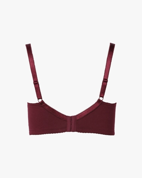 Buy Supportz Non-Padded Non-Wired Full Cup Bra in Red - Cotton Online  India, Best Prices, COD - Clovia - BR0740P04