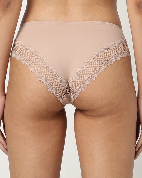 Calvin Klein Lace Beige Panties for Women for sale
