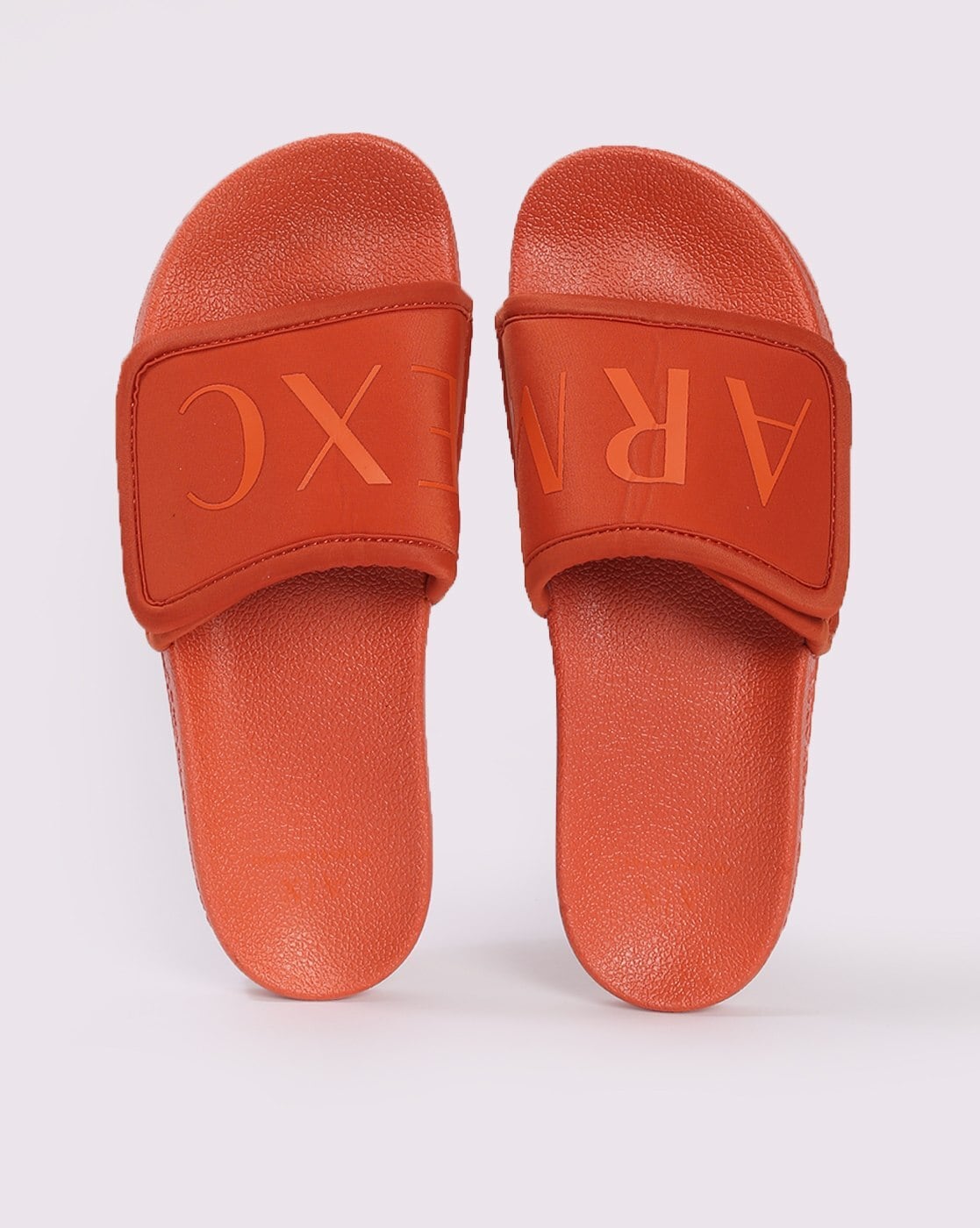 Armani exchange slides men clearance