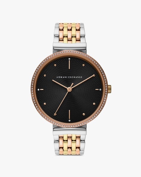 Women Analogue Two Tone Watch AX5911