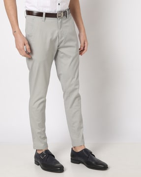Light Grey and Blue Check Skinny Fit Suit Trouser  Ben Sherman