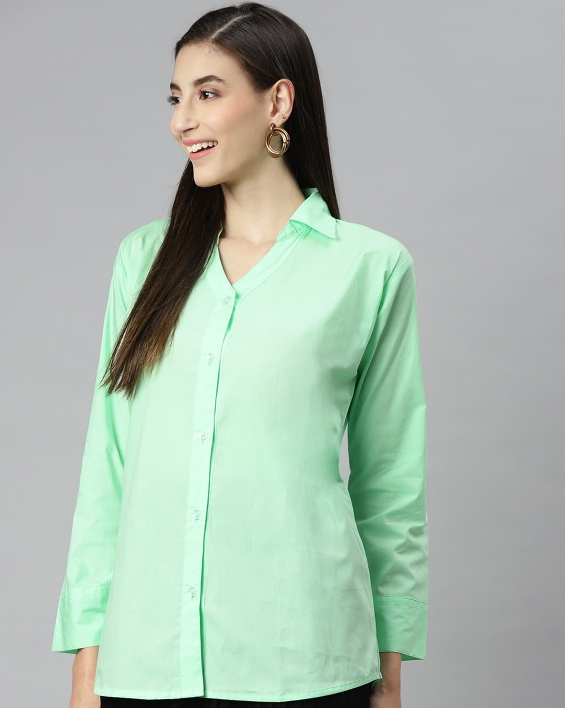 Turkish Green - Double-Pocket Slim-Fit Shirt