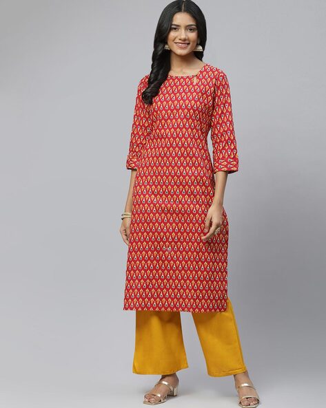Buy Latest Designer Kurtis Online for Woman | Handloom, Cotton, Silk  Designer Kurtis Online - Sujatr… | Kurta neck design, Cotton suit designs,  Simple kurti designs