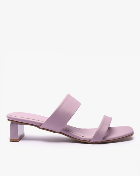 Madison Angelique Classic Block Heel Sandal - Lilac – Shoe Box™ Online Store