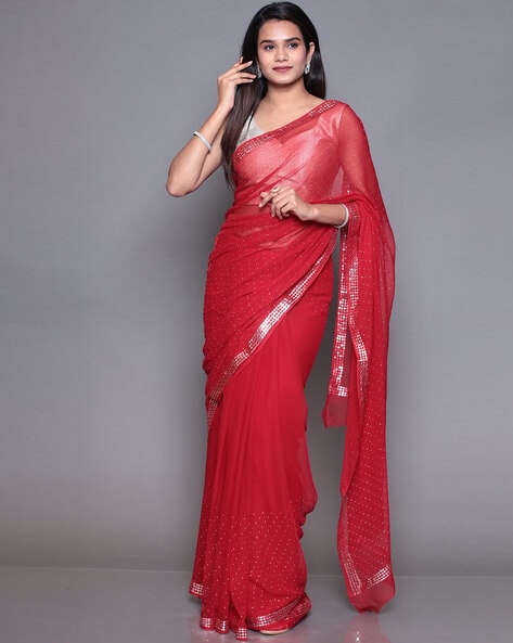 Pure Jaipuri Chiffon Saree – thecotlin