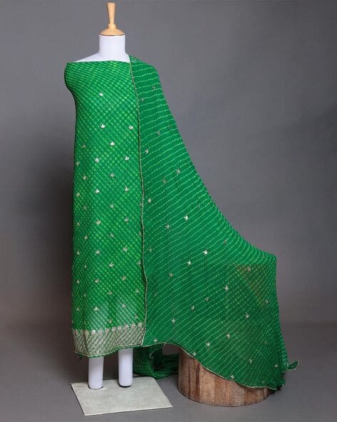Buy Dark Green Dress Material for Women by ZARI Online | Ajio.com