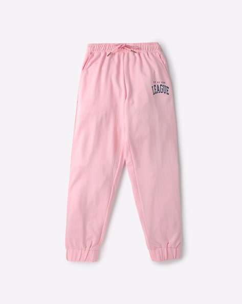 Buy Pink Track Pants for Girls by Outryt Online