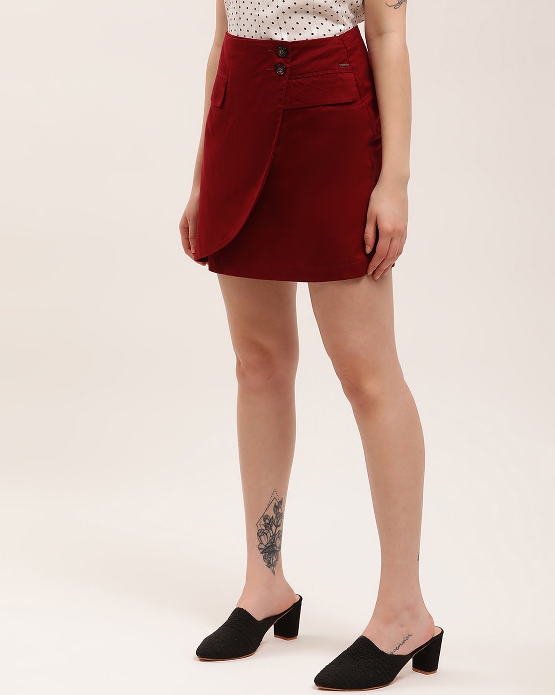 Maroon skirt near outlet me