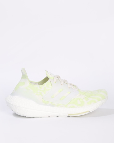 Adidas ultra boost white clearance and green