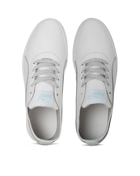 puma lace up casual shoes grey