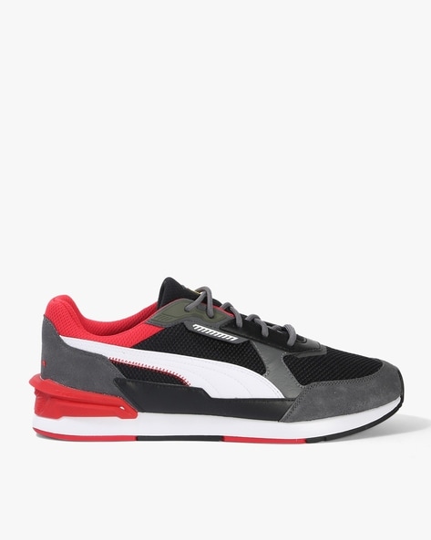 puma lace up casual shoes ajio