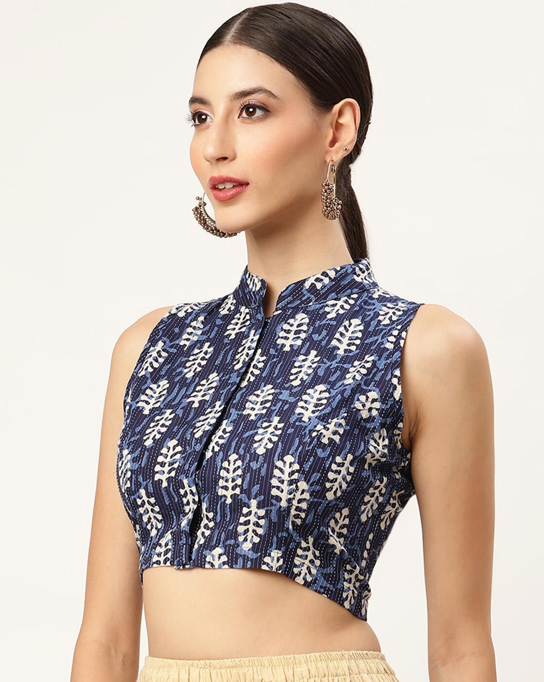 Buy Blue Blouses for Women by Molcha Online