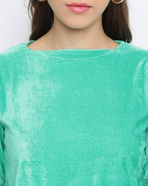 Buy Green Tops for Women by Mayra Online