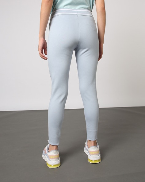 Buy Light Blue Leggings for Women by Outryt Online