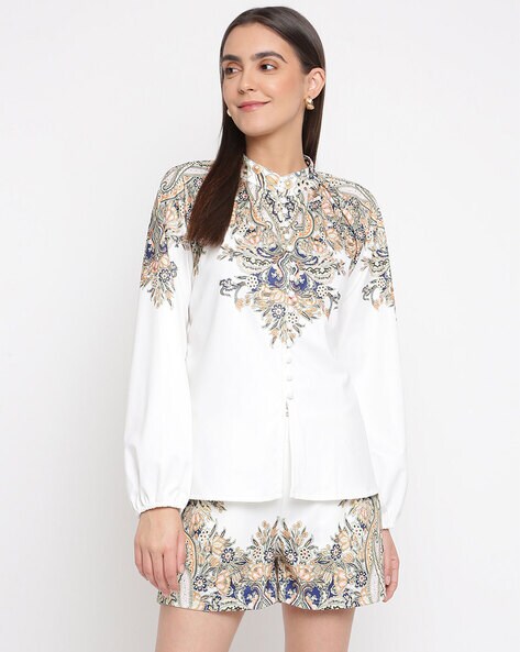 Buy White Fusion Wear Sets for Women by IKI CHIC Online