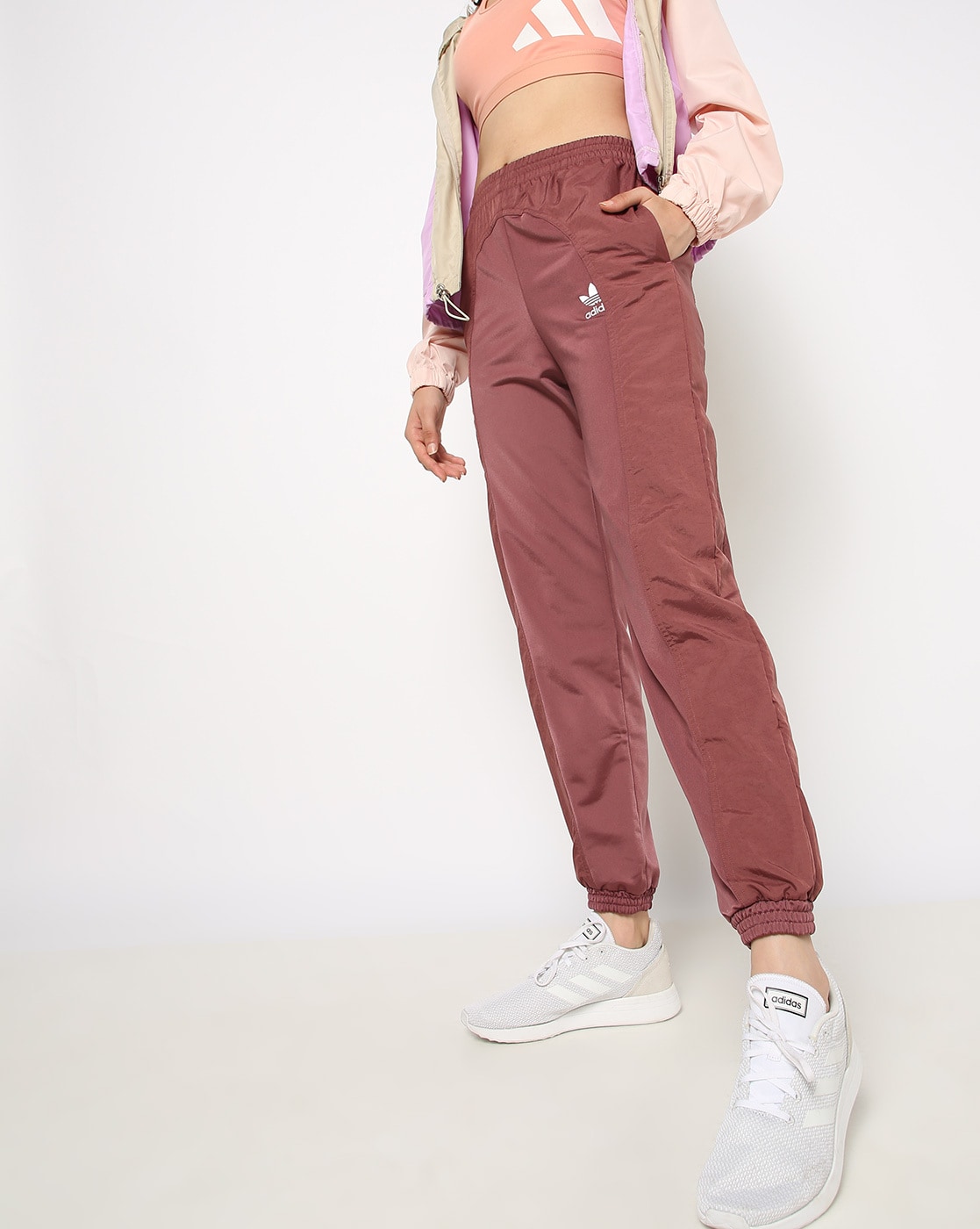 adidas Sportstyle Future Icons sweatpants in pink  ASOS