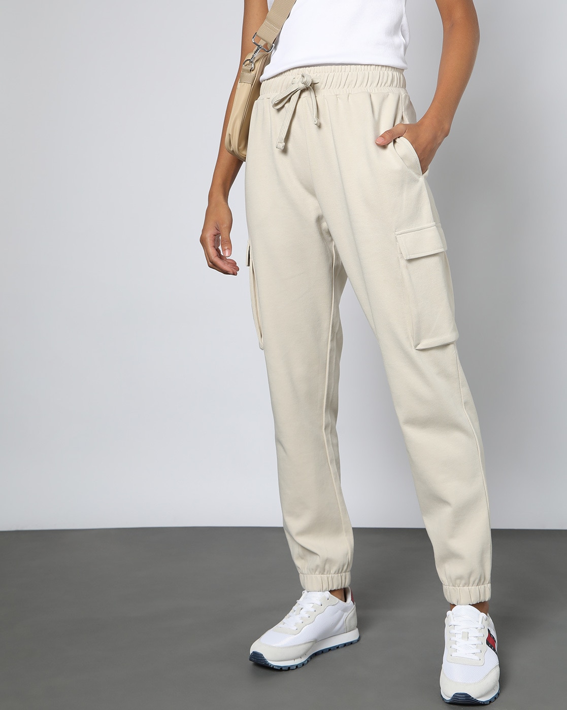 new stylish double pocket chain cargo pant for women  girls