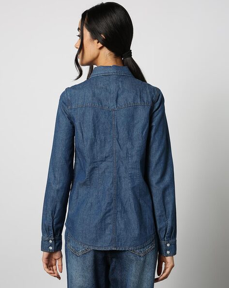 adidas Originals Women's Denim Jacket Blue IN0265| Buy Online at  FOOTDISTRICT